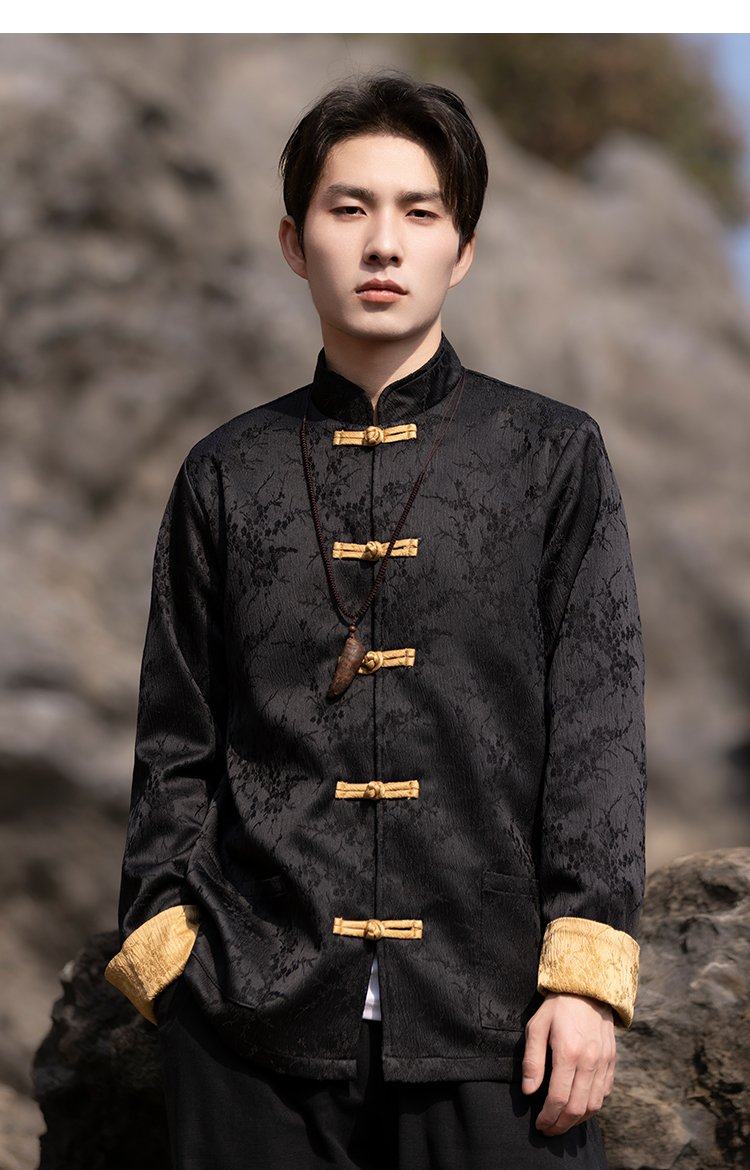 Tang Suit Chinese Style Loose Jacket Men
