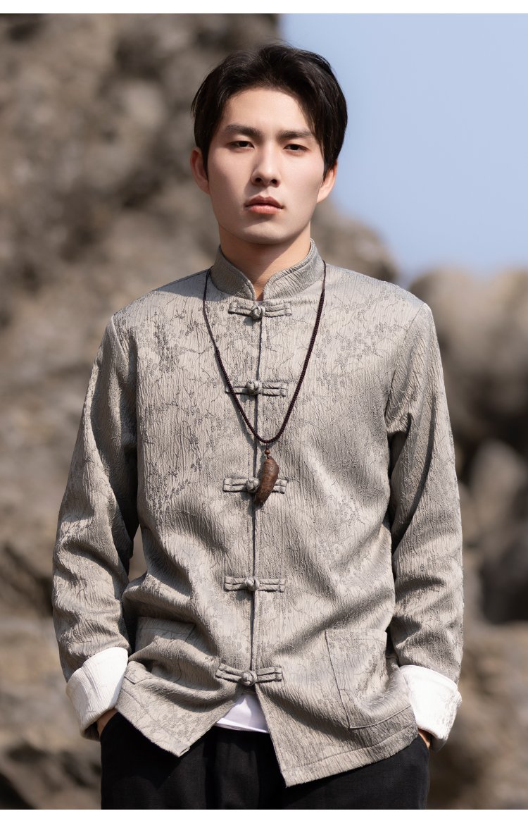 Tang Suit Chinese Style Loose Jacket Men