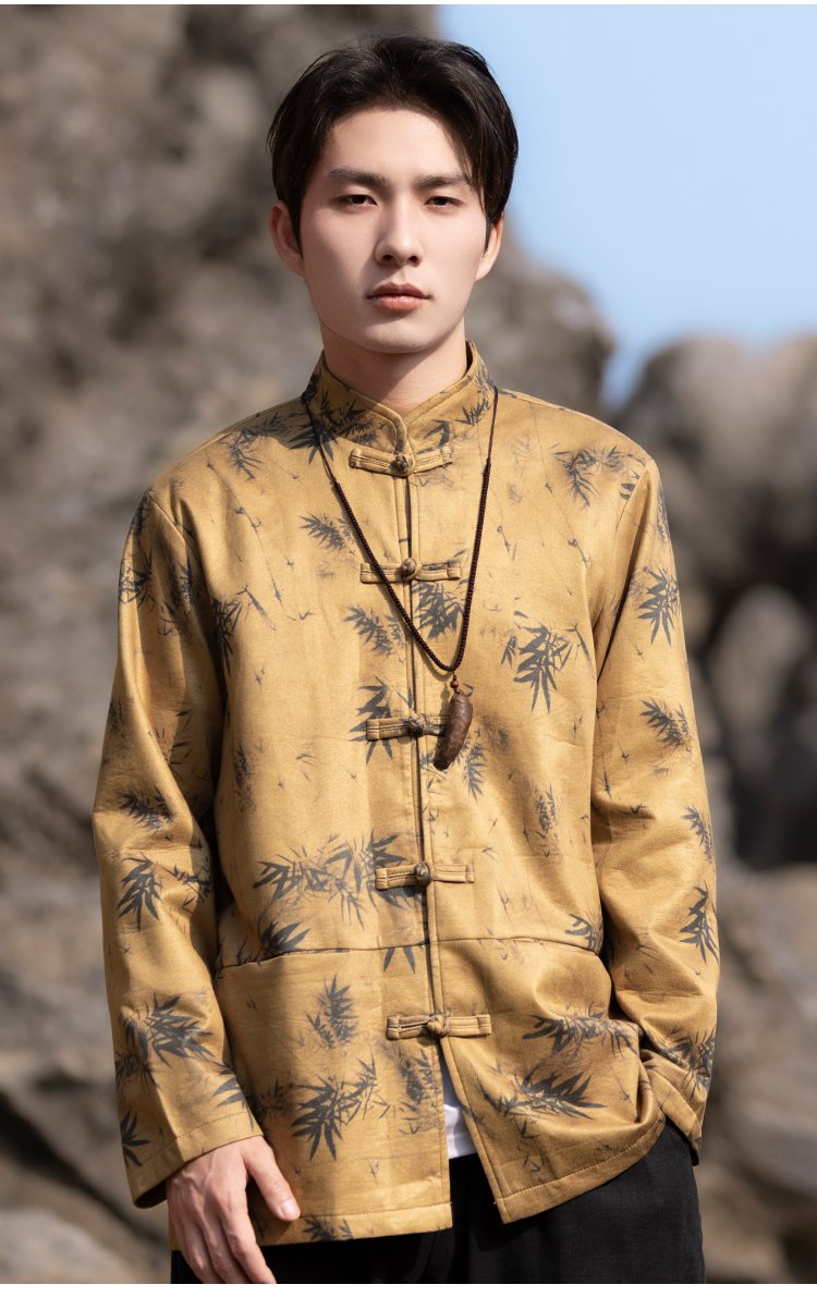 Tang Suit Male Chinese Zhongshan Suit Jacket
