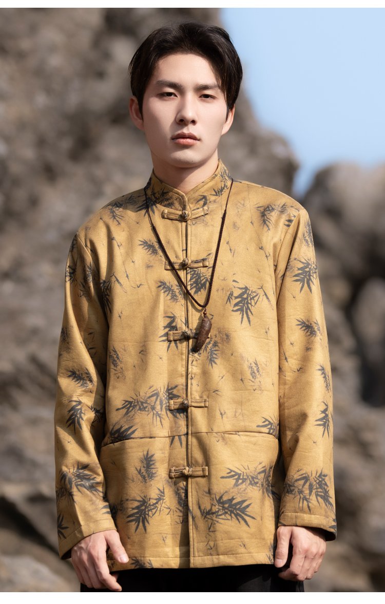 Tang Suit Male Chinese Zhongshan Suit Jacket