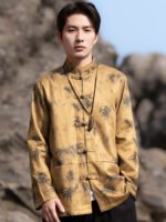 Tang Suit Male Chinese Zhongshan Suit Jacket - Image 4
