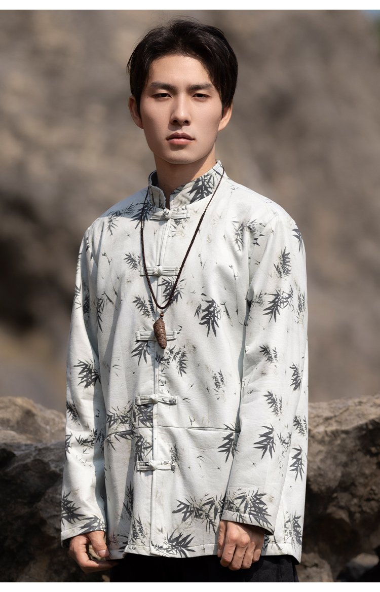 Tang Suit Male Chinese Zhongshan Suit Jacket