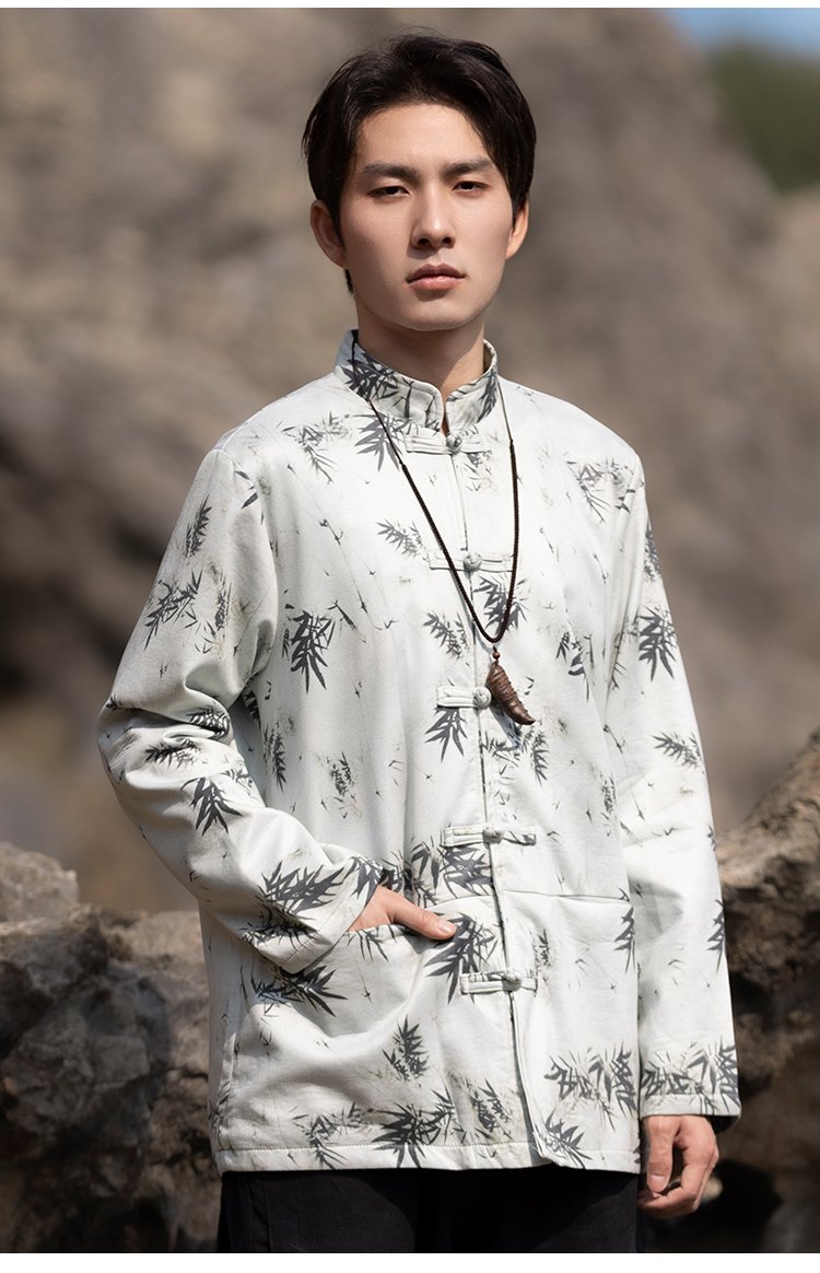 Tang Suit Male Chinese Zhongshan Suit Jacket