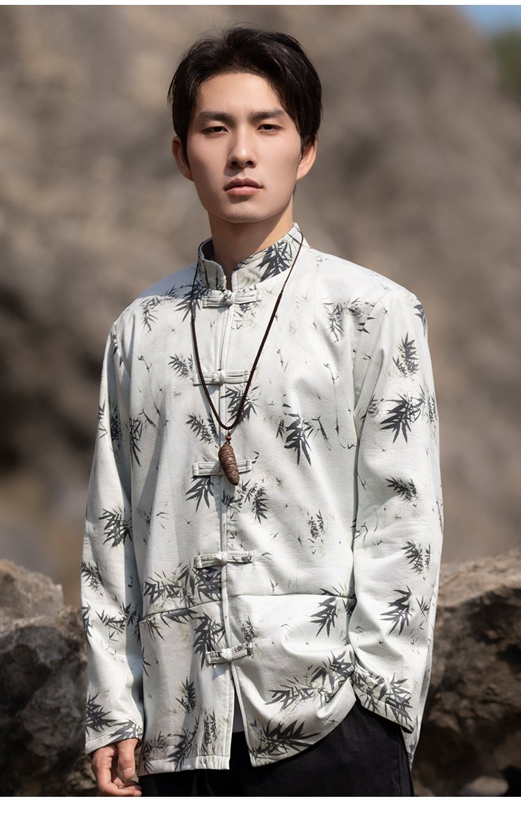 Tang Suit Male Chinese Zhongshan Suit Jacket