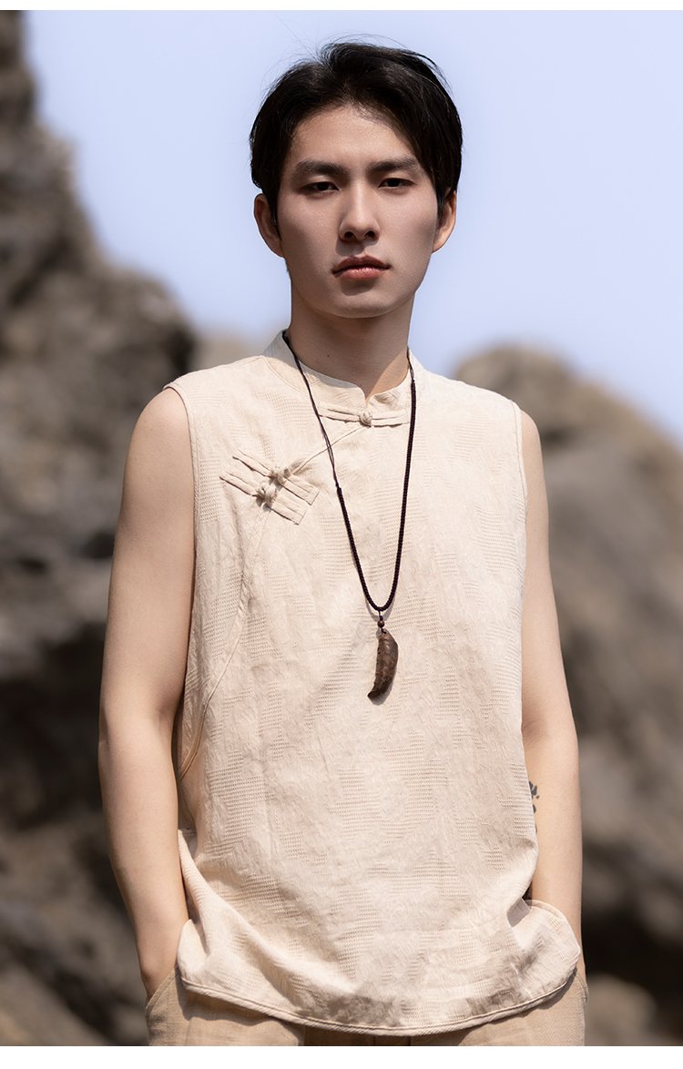 Tang Vest Suit Men's Sleeveless Vest