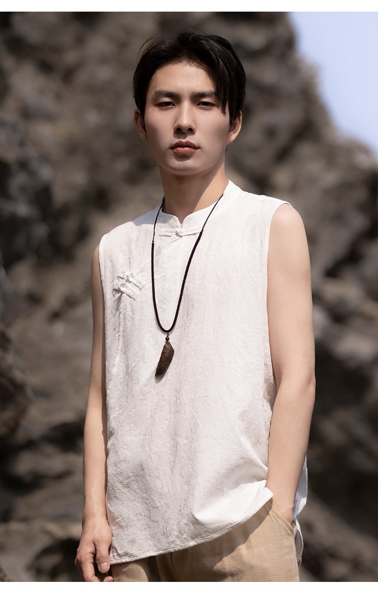 Tang Vest Suit Men's Sleeveless Vest