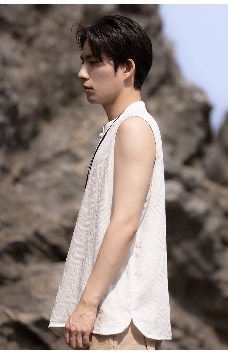 Tang Vest Suit Men's Sleeveless Vest