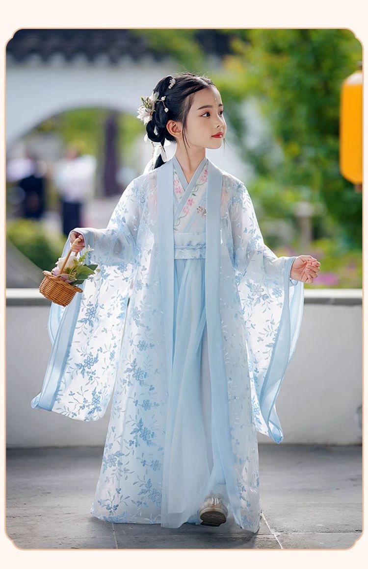 Traditional Chinese Clothing For Children Flowing Fairy Hanfu Dress