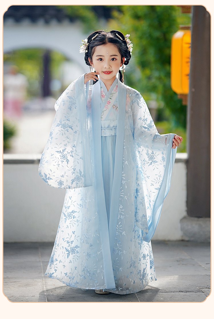 Traditional Chinese Clothing For Children Flowing Fairy Hanfu Dress