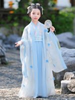 Traditional Chinese Clothing For Children Flowing Fairy Hanfu Dress - Image 2