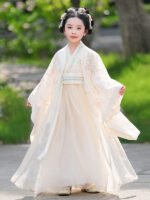 Traditional Chinese Clothing For Children Flowing Fairy Hanfu Dress