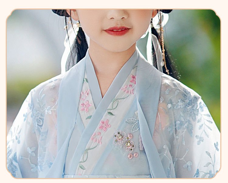 Traditional Chinese Clothing For Children Flowing Fairy Hanfu Dress