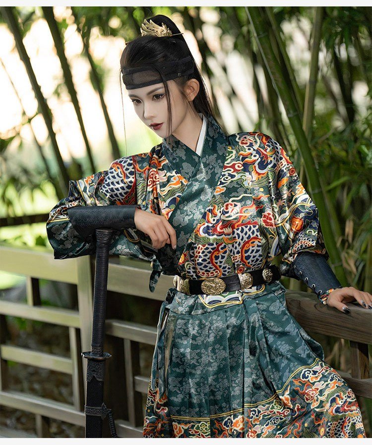 Traditional Chinese Clothing Male Hanfu Flying Fish Suit
