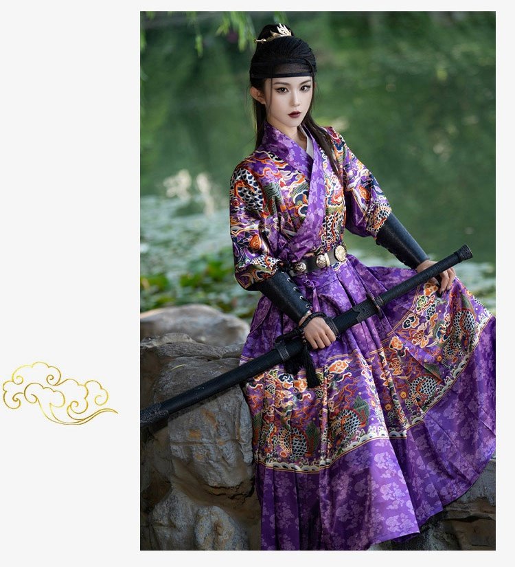 Traditional Chinese Clothing Male Hanfu Flying Fish Suit