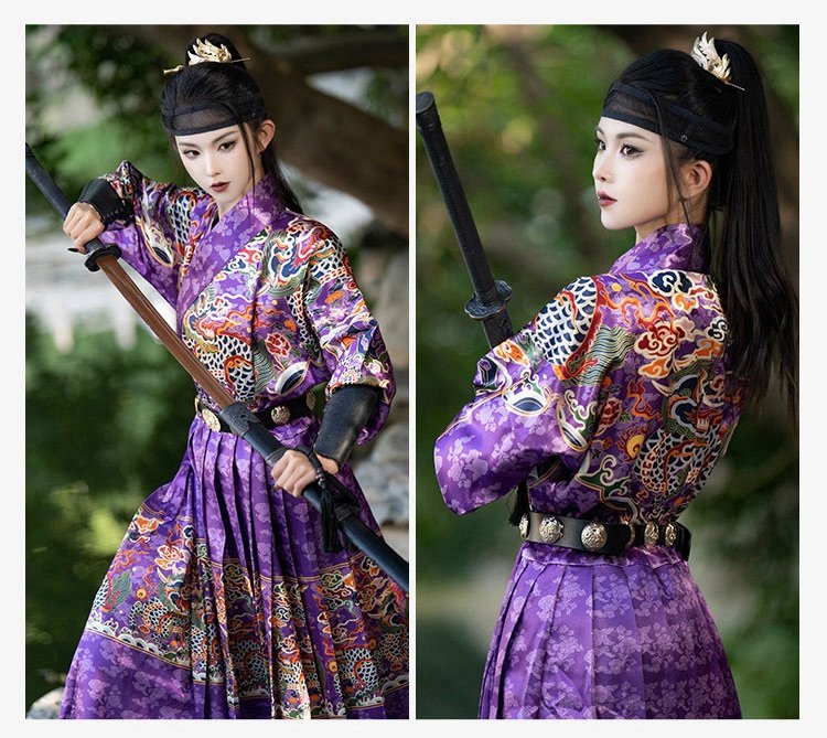 Traditional Chinese Clothing Male Hanfu Flying Fish Suit