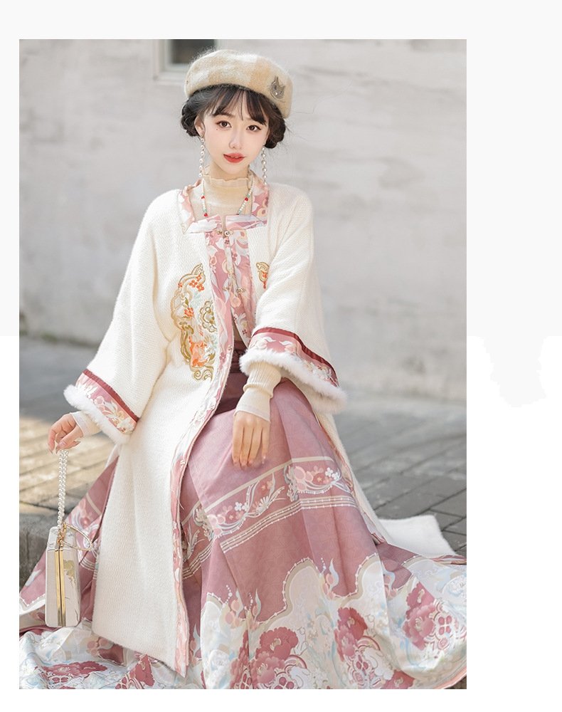 Traditional Chinese Costumes Ming Dynasty Hanfu Plush