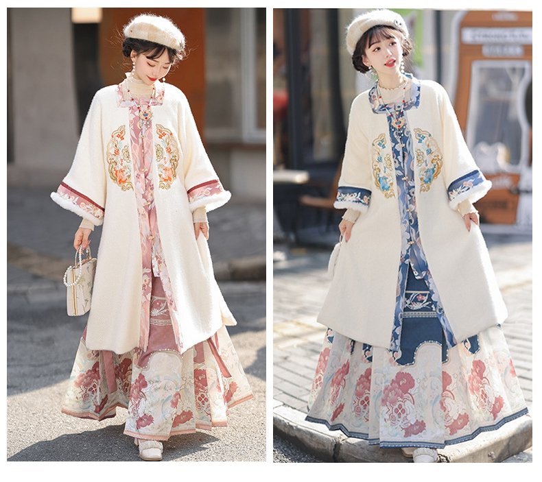 Traditional Chinese Costumes Ming Dynasty Hanfu Plush