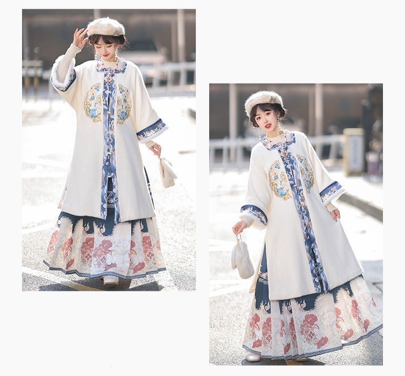 Traditional Chinese Costumes Ming Dynasty Hanfu Plush