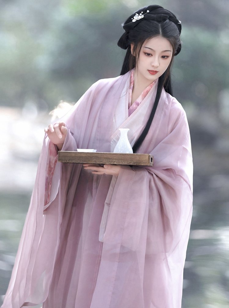 Traditional Chinese Dress Female Purple Hanfu Dress