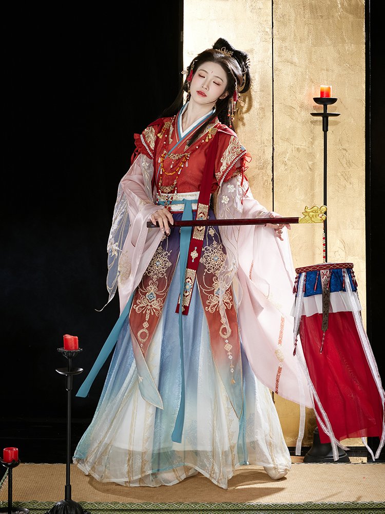 Traditional Chinese Dresses Wei Jin Style Hanfu Female