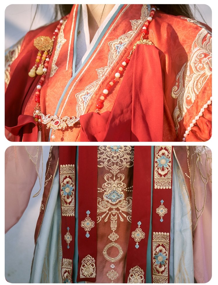 Traditional Chinese Dresses Wei Jin Style Hanfu Female