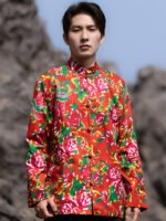 Traditional Chinese Padded Jacket Northeast Blouse Shirt