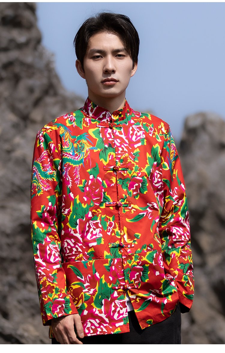 Traditional Chinese Padded Jacket Northeast Blouse Shirt