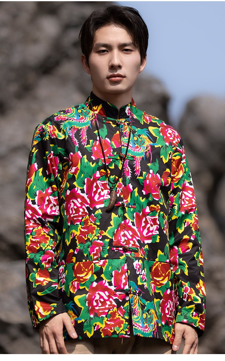 Traditional Chinese Padded Jacket Northeast Blouse Shirt
