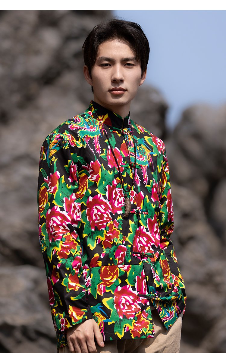 Traditional Chinese Padded Jacket Northeast Blouse Shirt