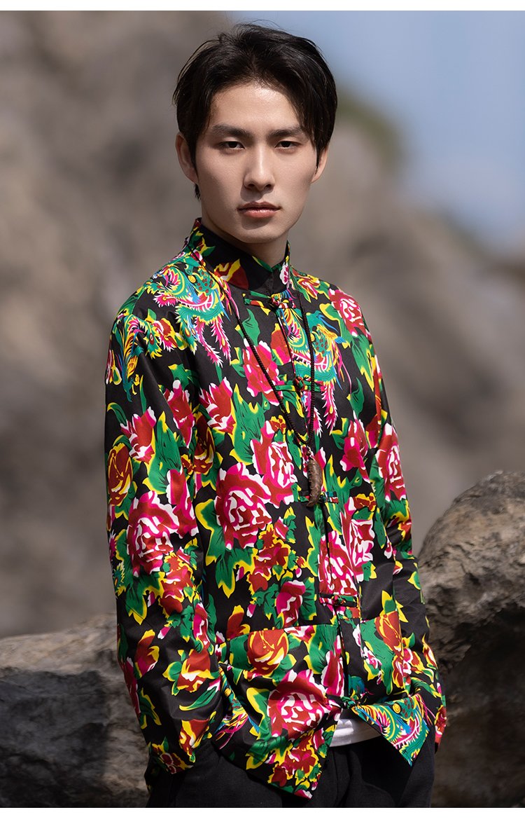 Traditional Chinese Padded Jacket Northeast Blouse Shirt