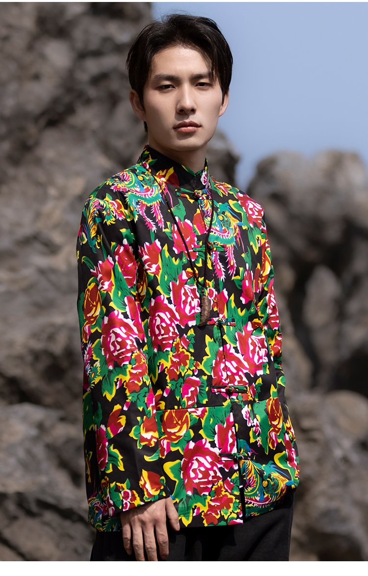 Traditional Chinese Padded Jacket Northeast Blouse Shirt