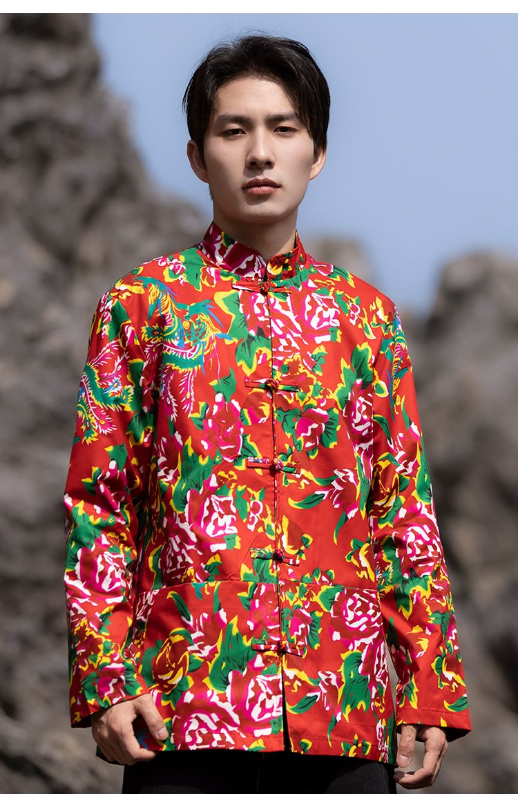 Traditional Chinese Padded Jacket Northeast Blouse Shirt