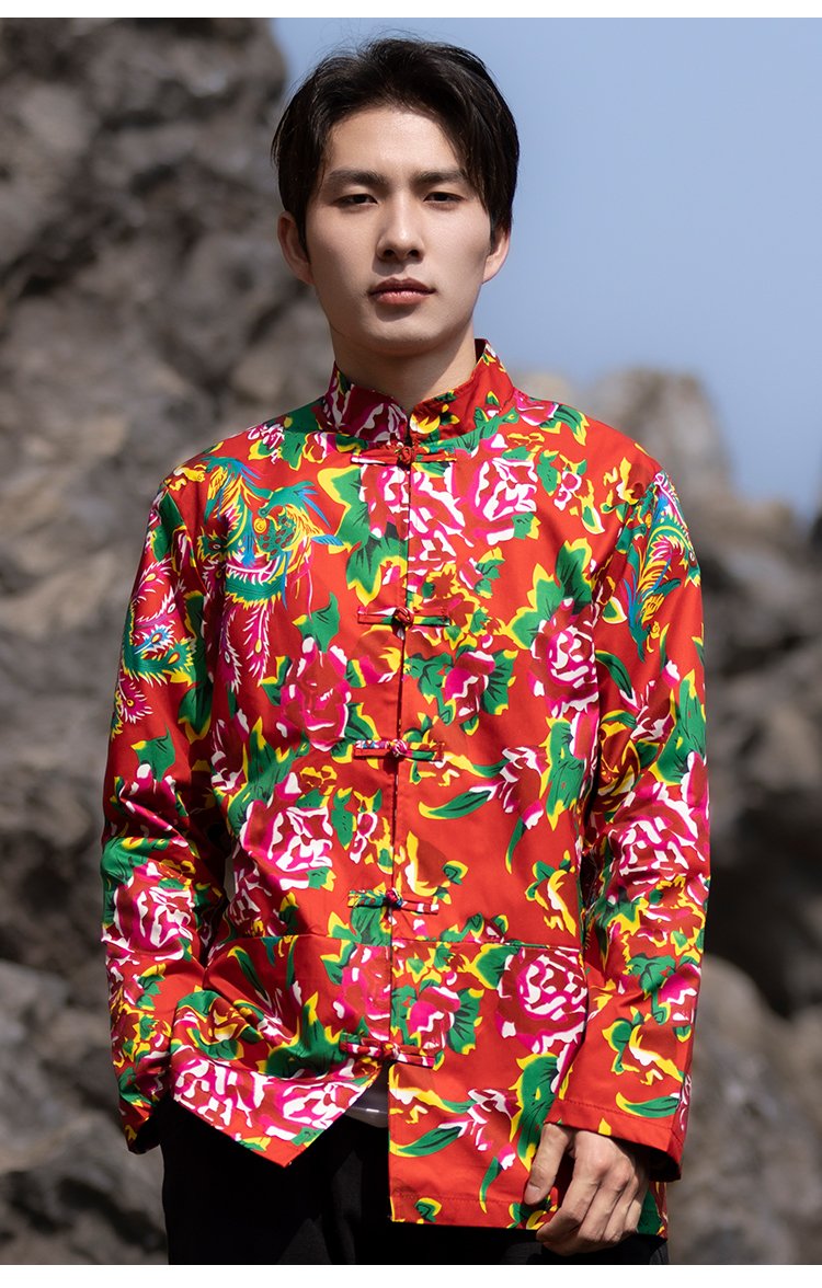 Traditional Chinese Padded Jacket Northeast Blouse Shirt