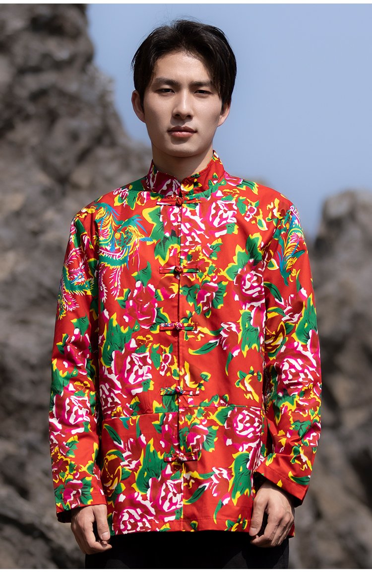 Traditional Chinese Padded Jacket Northeast Blouse Shirt