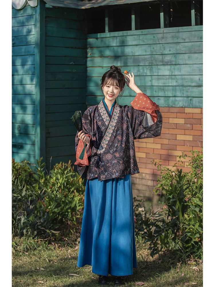 Traditional Female Chinese Dress Jin Dynasty Hanfu Set