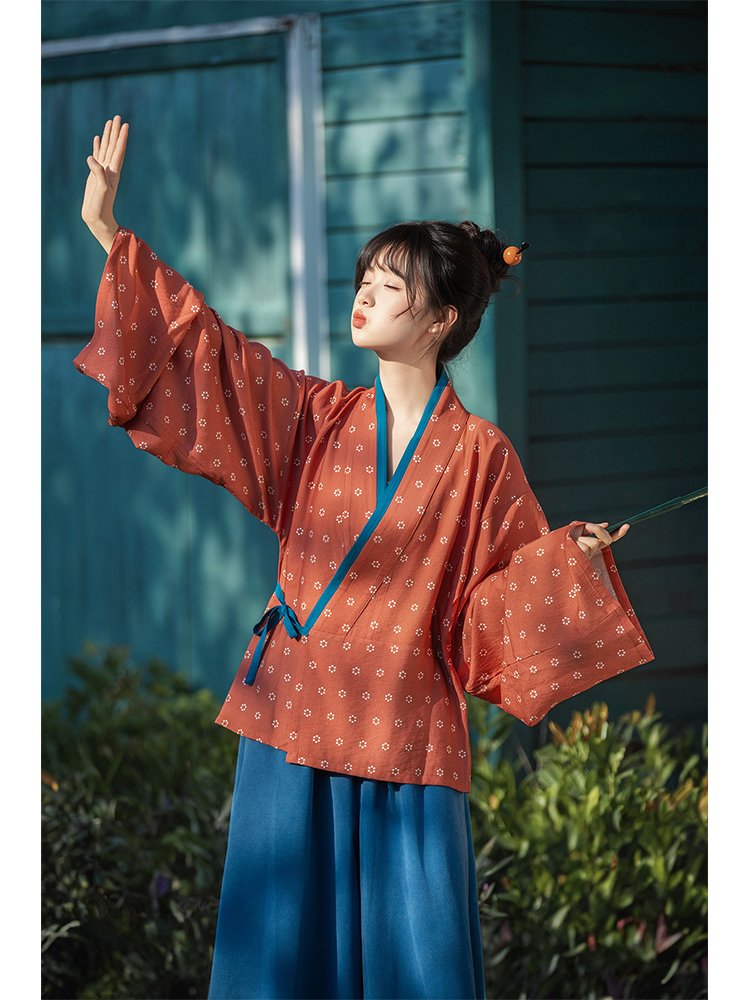 Traditional Female Chinese Dress Jin Dynasty Hanfu Set