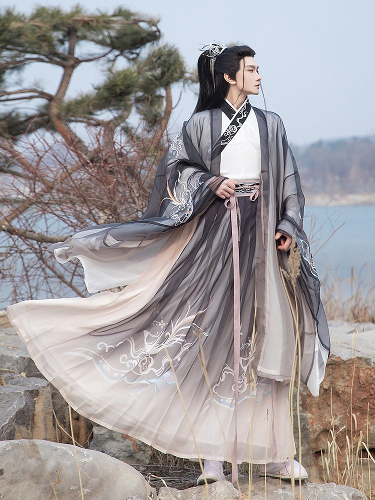 Traditional Male Hanfu Jin Dynasty Style Hanfu Outfit