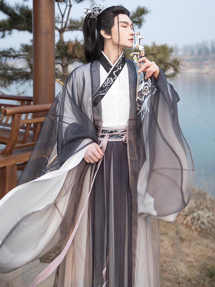 Traditional Male Hanfu Jin Dynasty Style Hanfu Outfit