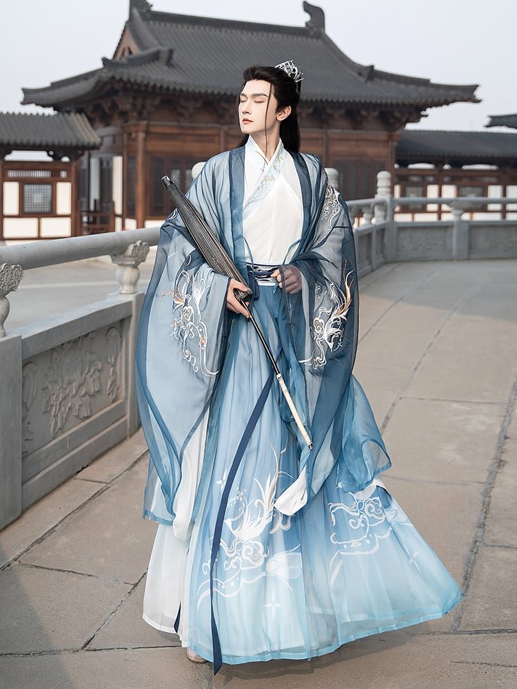 Traditional Male Hanfu Jin Dynasty Style Hanfu Outfit