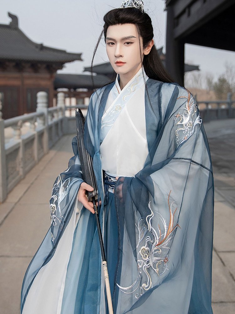 Traditional Male Hanfu Jin Dynasty Style Hanfu Outfit