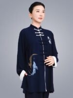 Traditional Wushu Clothing Embroidered Kung Fu Outfit