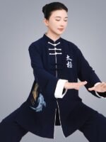 Traditional Wushu Clothing Embroidered Kung Fu Outfit - Image 2