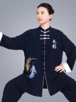 Traditional Wushu Clothing Embroidered Kung Fu Outfit - Image 3