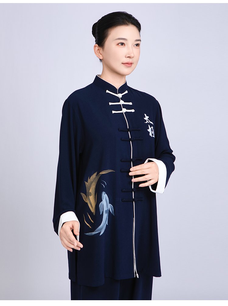 Traditional Wushu Clothing Embroidered Kung Fu Outfit