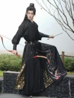 Unisex Han Fu Outfit Tang Dynasty Robe