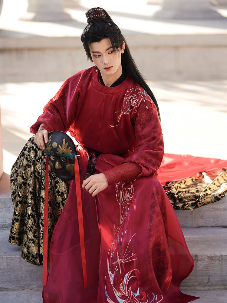 Unisex Han Fu Outfit Tang Dynasty Robe
