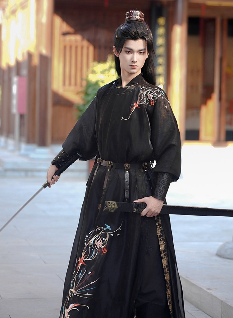 Unisex Han Fu Outfit Tang Dynasty Robe