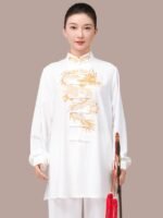 Unisex Tai Chi Kung Fu Uniform Embroidery Wushu Outfit - Image 3