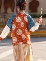 Vintage Chinese Dress Dunhuang-Inspired Hanfu Dress - Image 4
