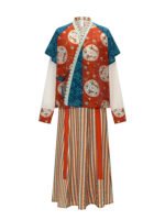 Vintage Chinese Dress Dunhuang-Inspired Hanfu Dress - Image 5